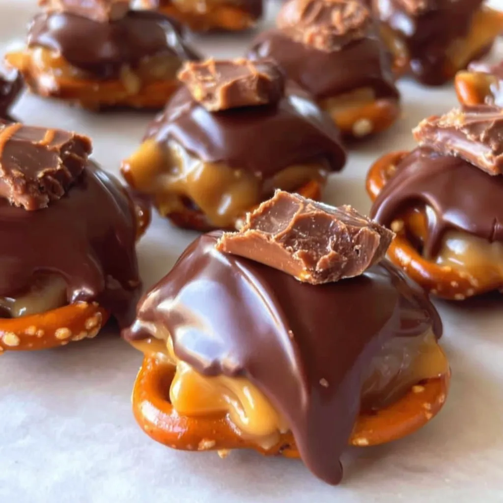 The Best Snickers Pretzel Bites Recipe