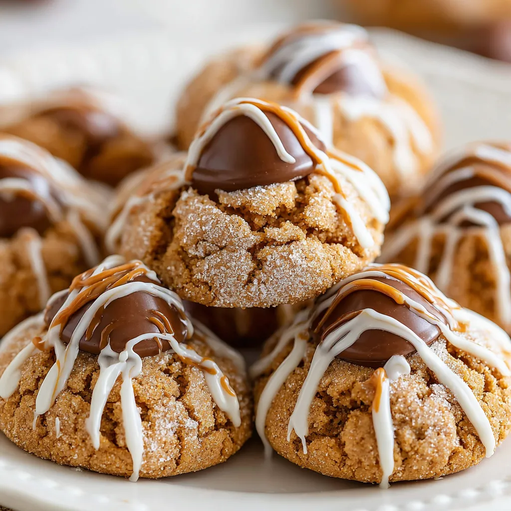 Gingerbread Kiss Cookies