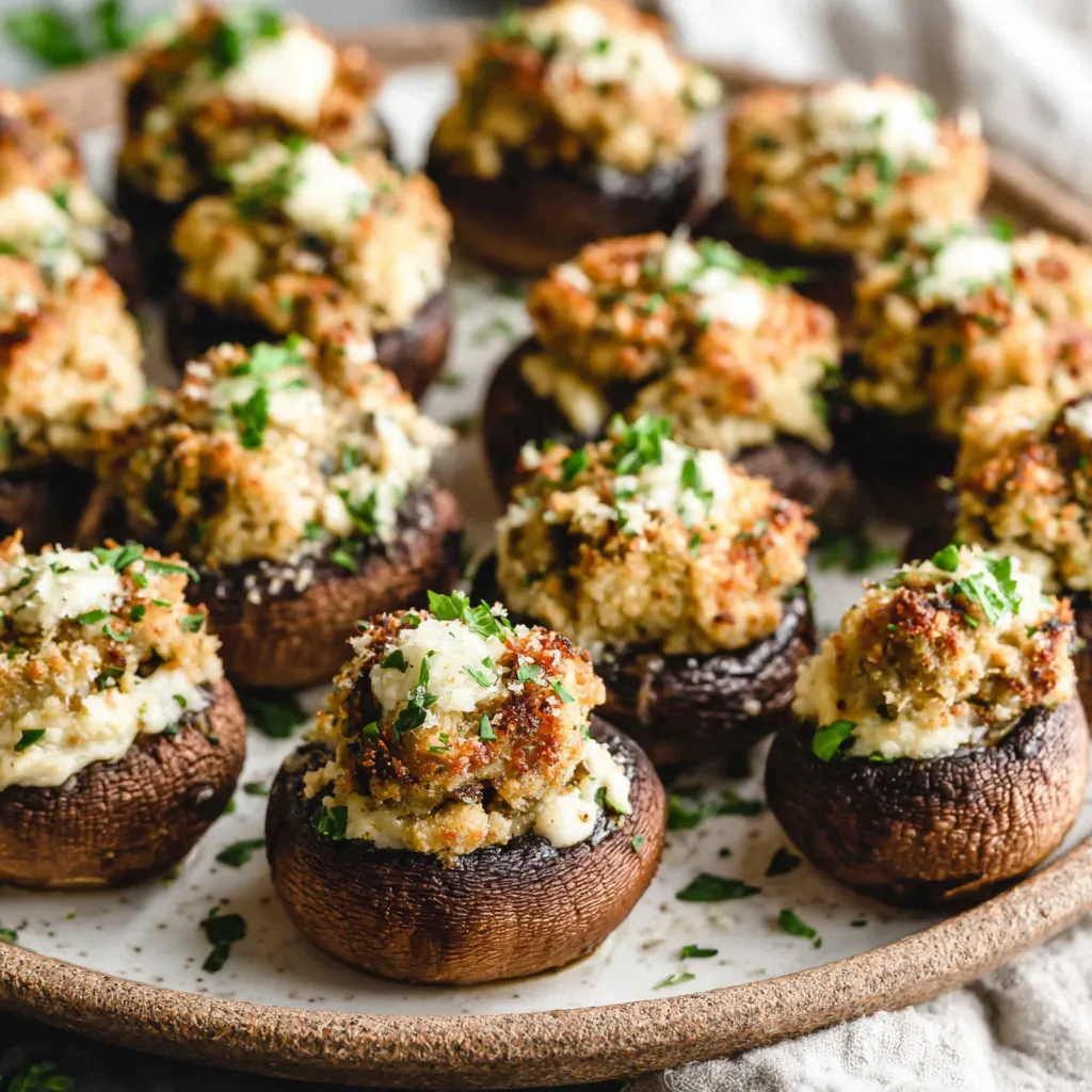 Sausage Stuffed Mushrooms
