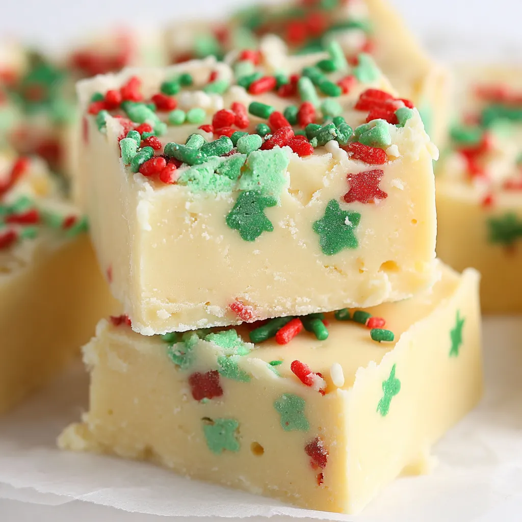 Christmas Sugar Cookie Fudge
