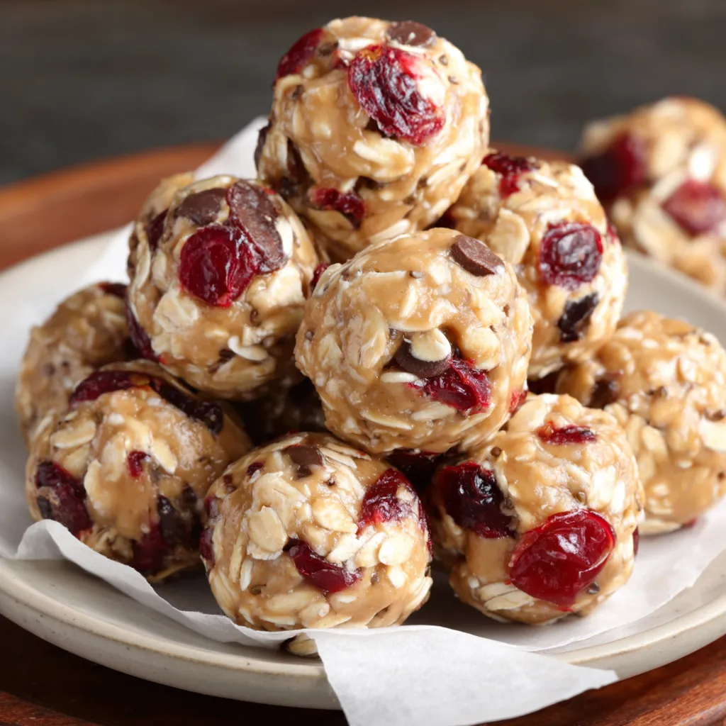 Cranberry Almond Energy Bites