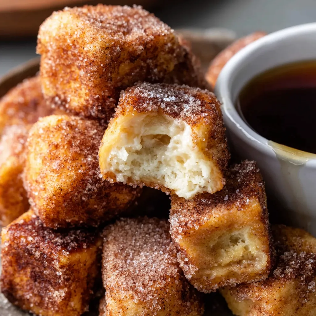 Cinnamon Roll French Toast Bites