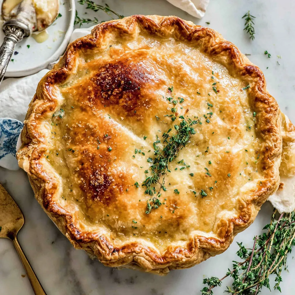 Classic Chicken Pot Pie with Flaky Buttermilk Crust