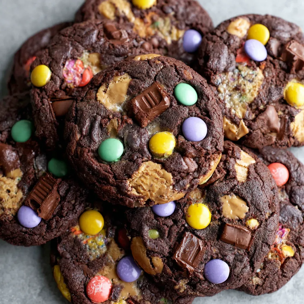 Chocolate Monster Cookies