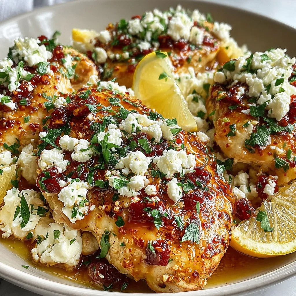 Hot Honey Feta Chicken