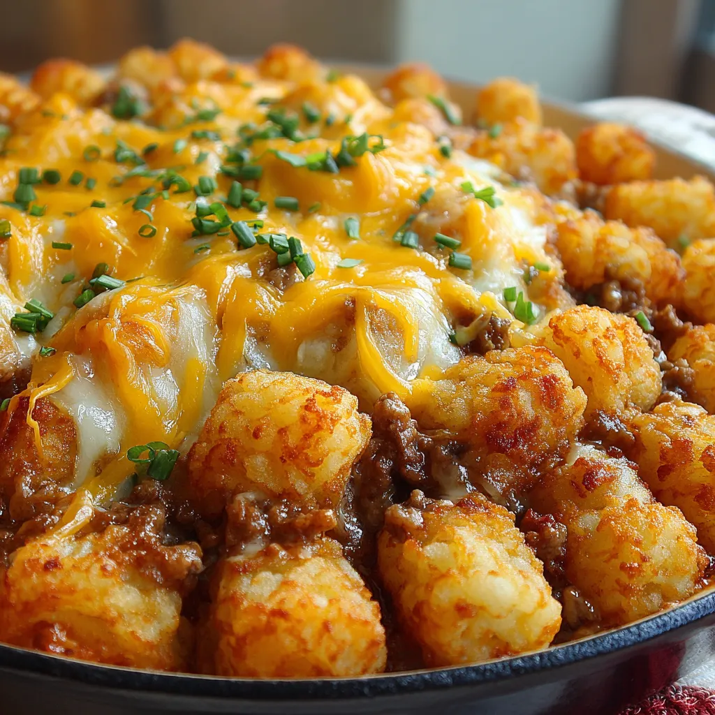 Cheesy Tater Tot Casserole