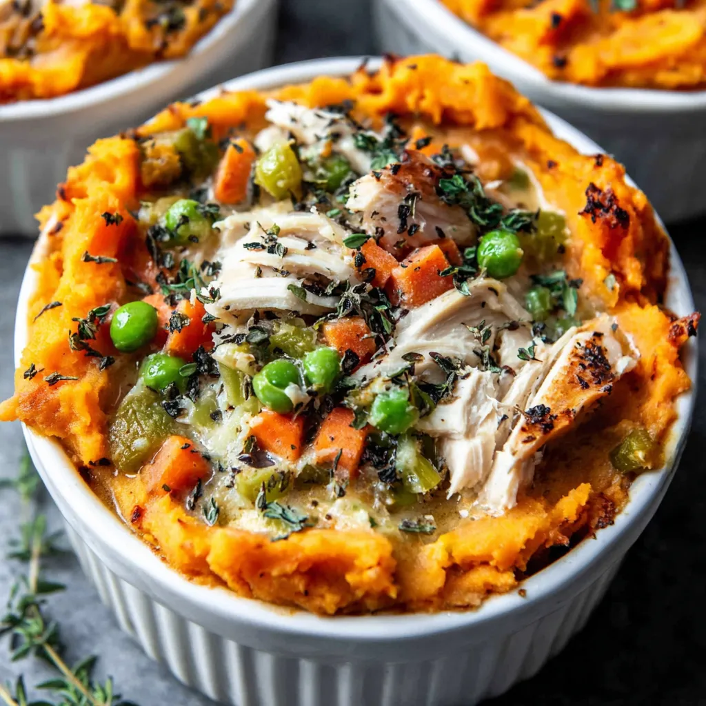 Turkey Mashed Potato Pot Pie