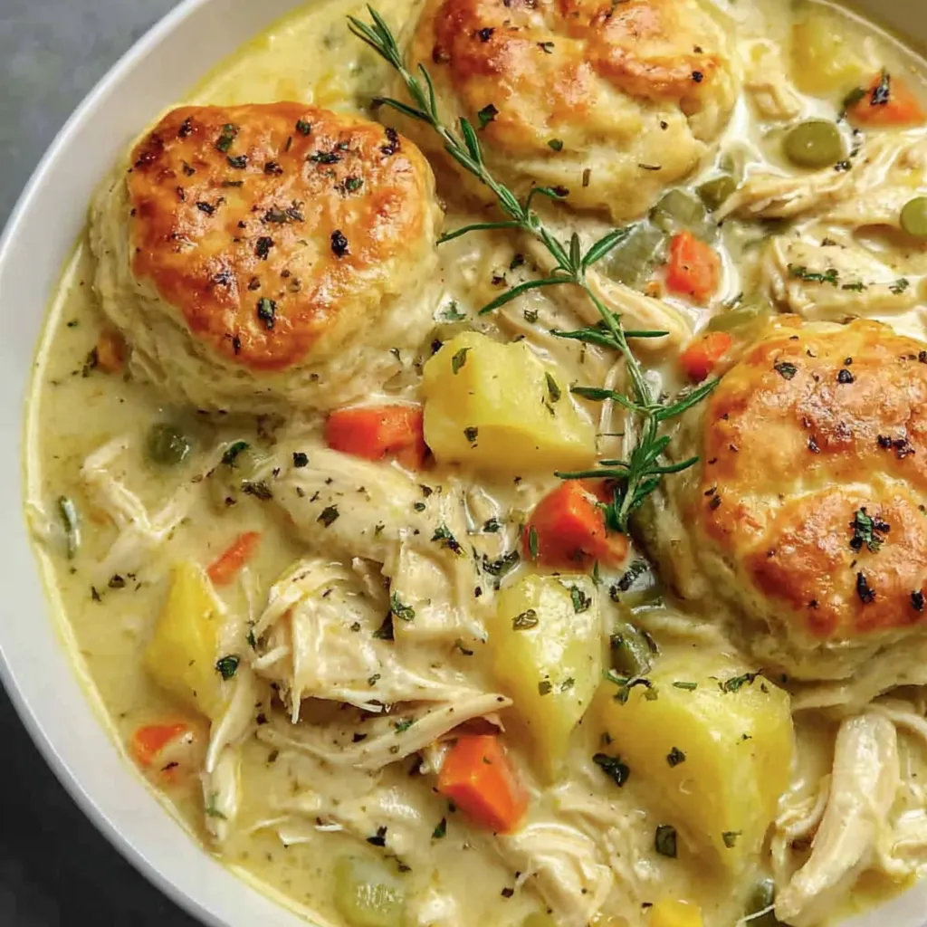 Slow Cooker Chicken Pot Pie