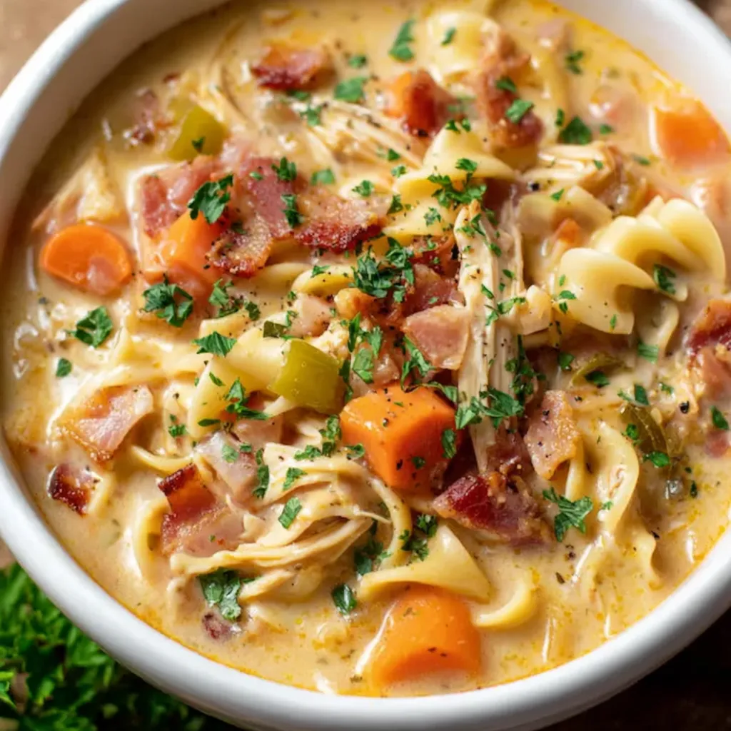 Crack Chicken Noodle Soup