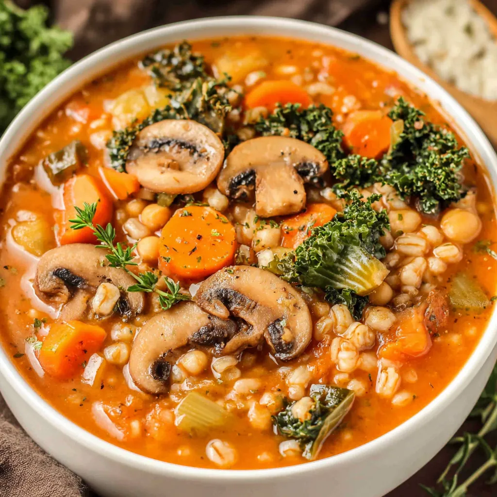 Vegetable Barley Soup (Vegan & Protein-Rich)