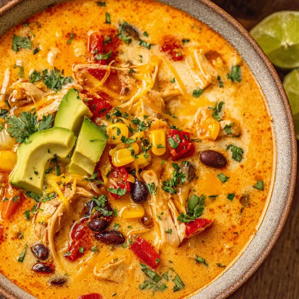 Creamy Chicken Enchilada Soup