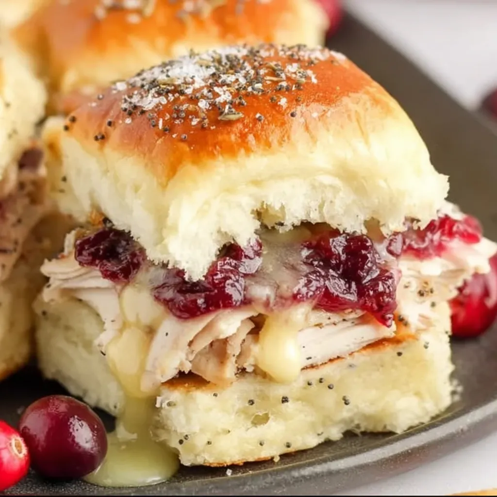 Turkey Cranberry Sliders