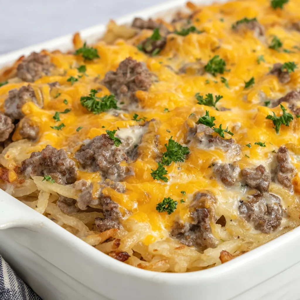 Hamburger Hashbrown Casserole