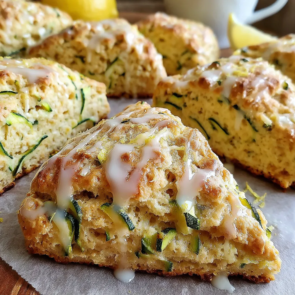 Lemon Zucchini Scones