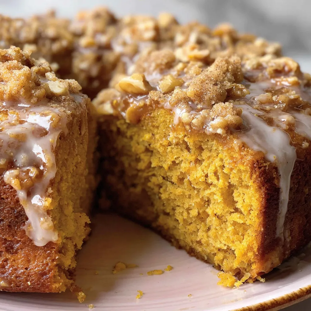 Sourdough Discard Pumpkin Coffee Cake