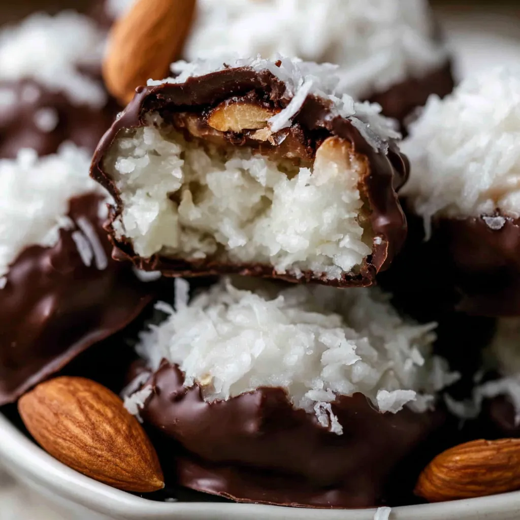 Homemade Almond Joys