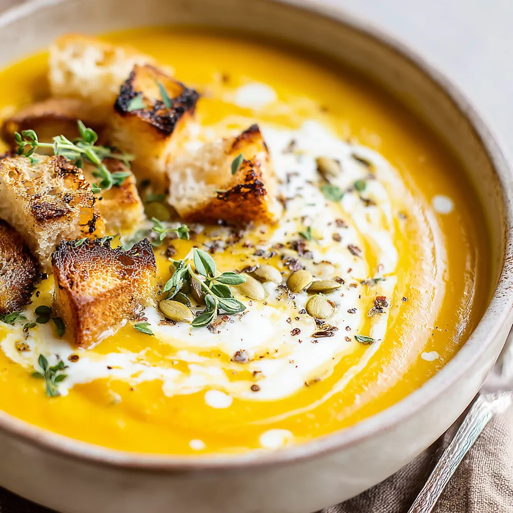 Creamy Roasted Butternut Squash Soup