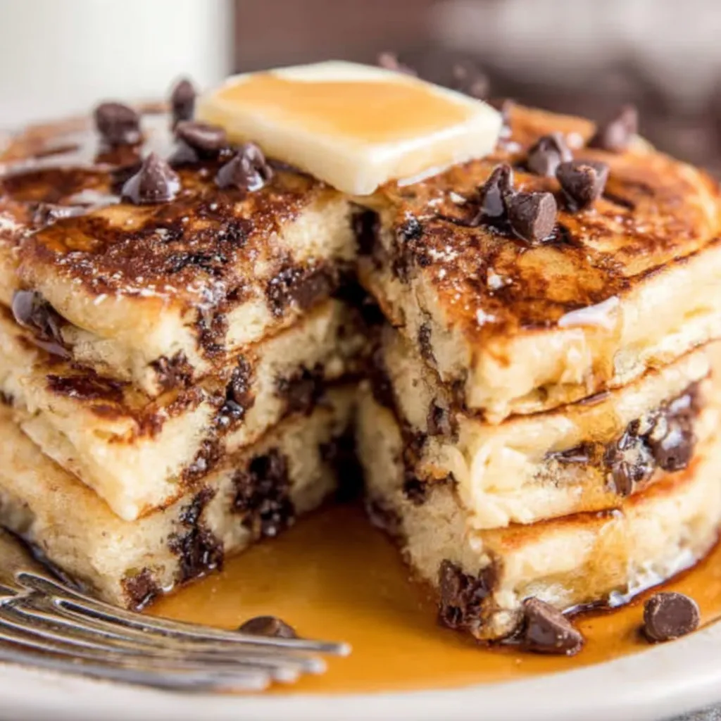 Classic Chocolate Chip Pancakes