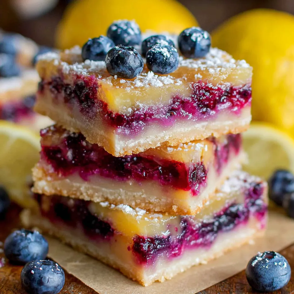 Lemon Blueberry Bars