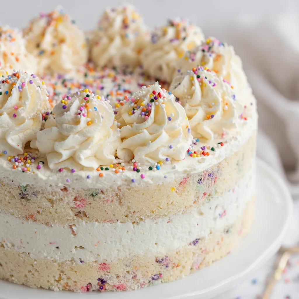 Funfetti Icebox Cake