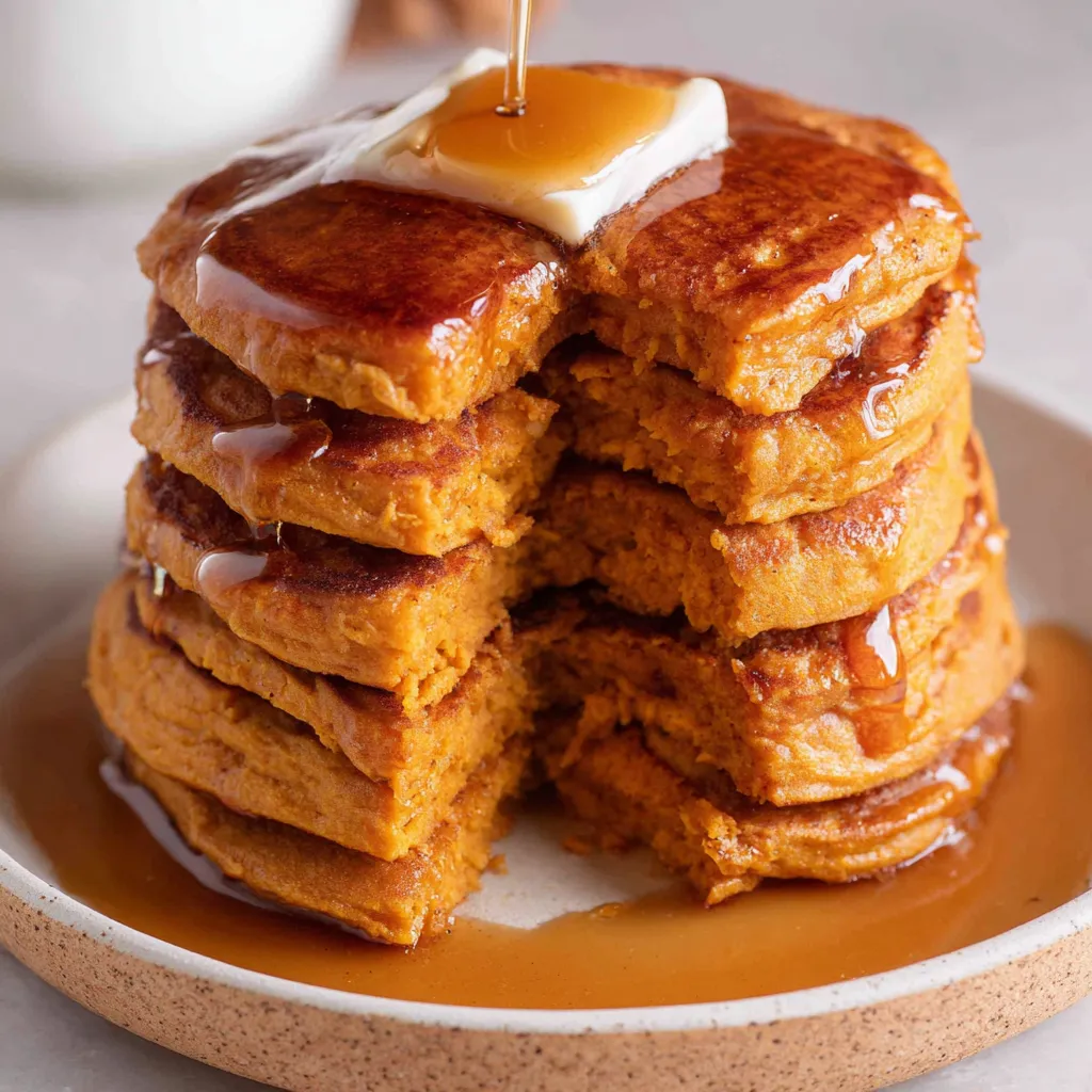 Fluffy Sweet Potato Pancakes
