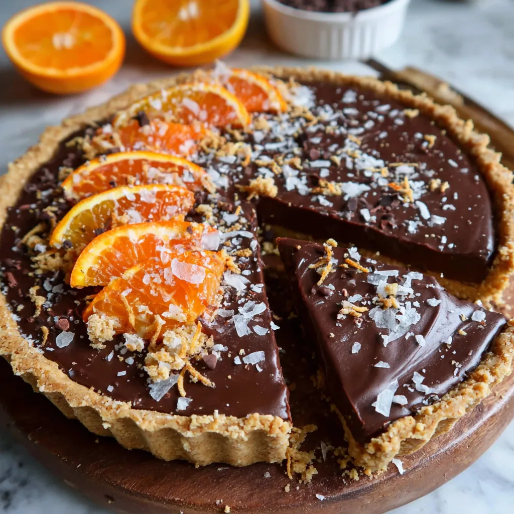 The Best Chocolate Orange Tart