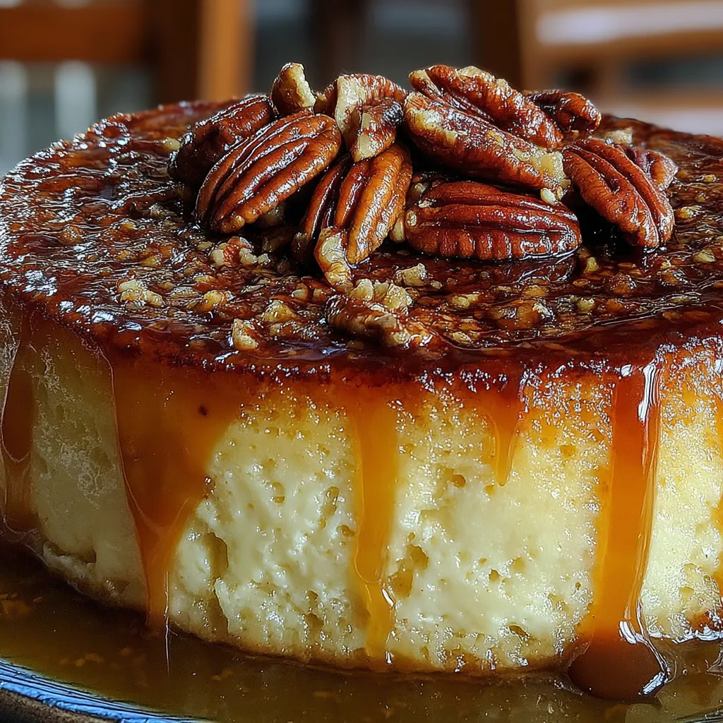 Crème Brûlée Caramel Pecan Cake