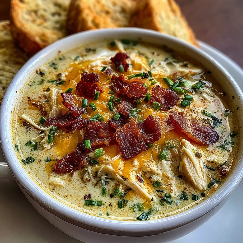 Creamy Chicken Bacon Soup