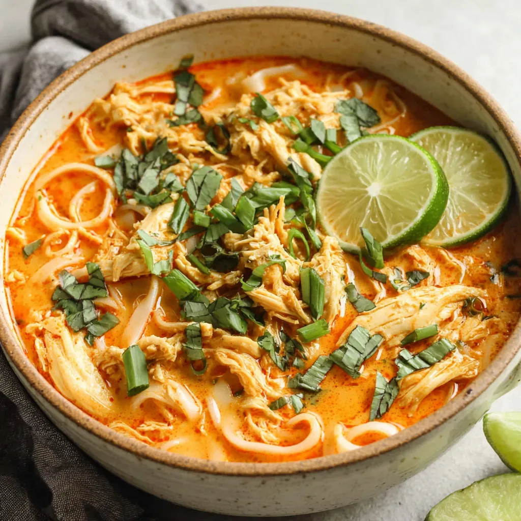 Easy Thai Chicken Curry Soup