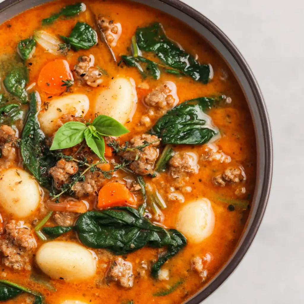 Sausage Gnocchi Soup