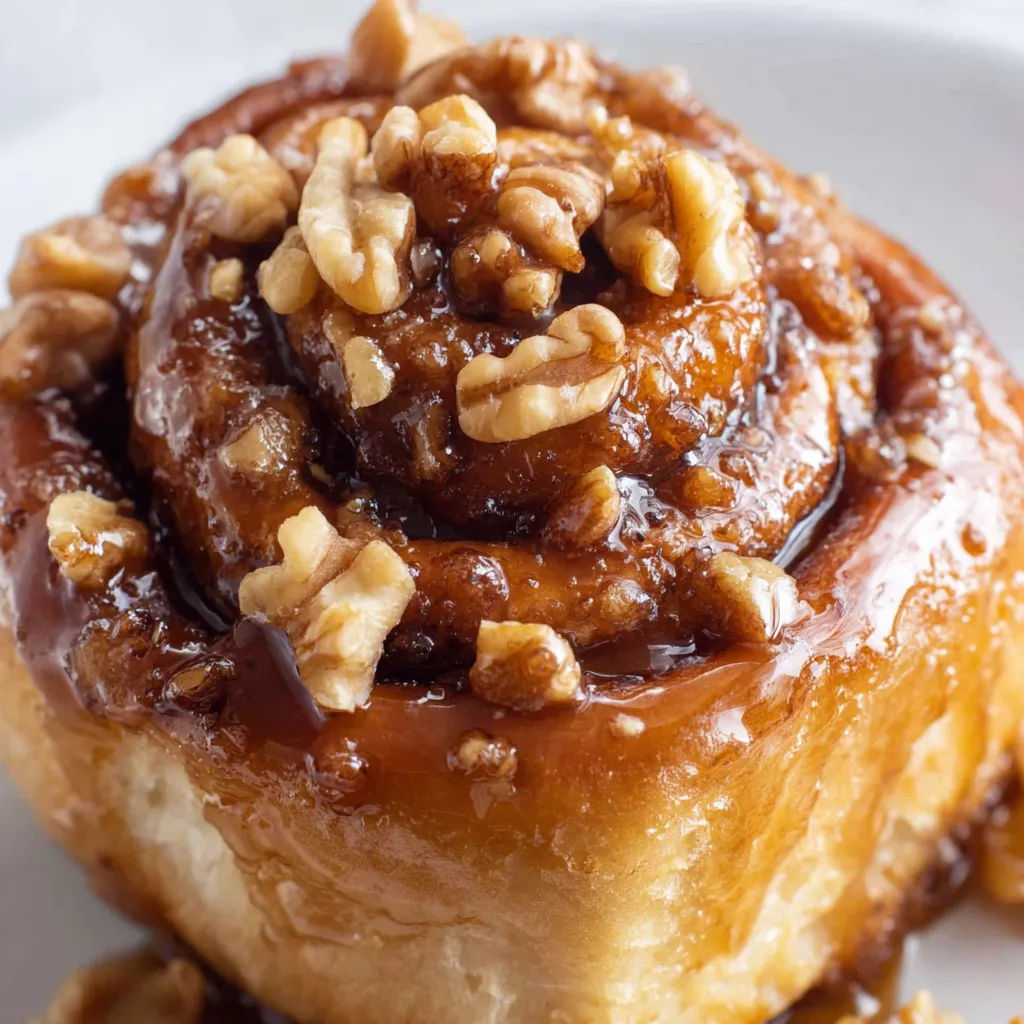 Cinnamon Maple Walnut Sticky Buns