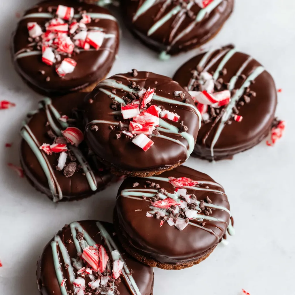 No Bake Ritz Cracker Thin Mint Cookies