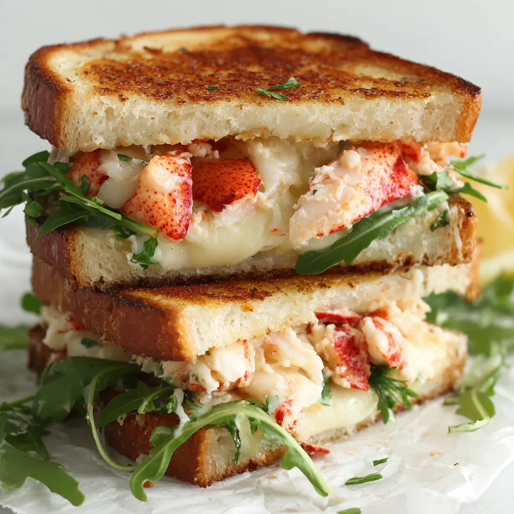 Kennebunkport Lobster Grilled Cheese Sandwich