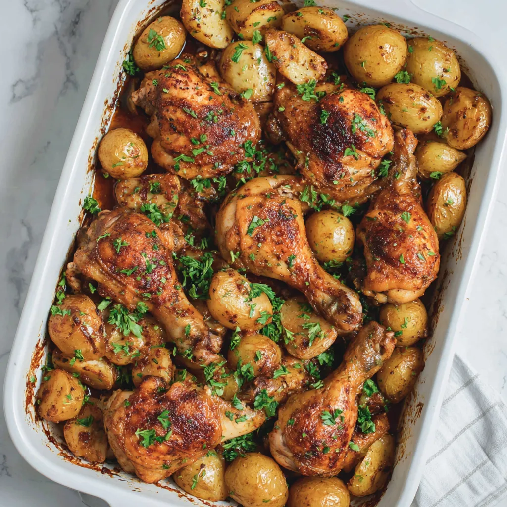 One Pan Chicken and Potatoes