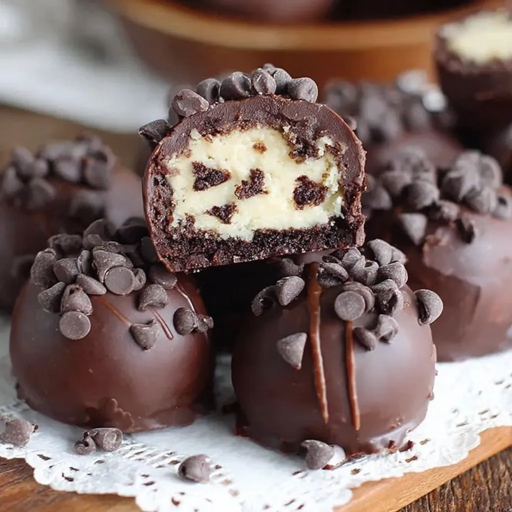 Cookie Dough Brownie Bombs