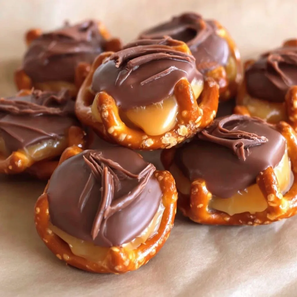 The Best Snickers Pretzel Bites
