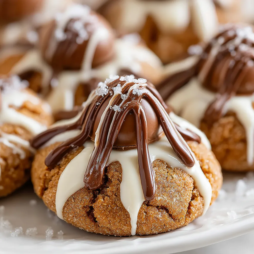 Gingerbread Kiss Cookies