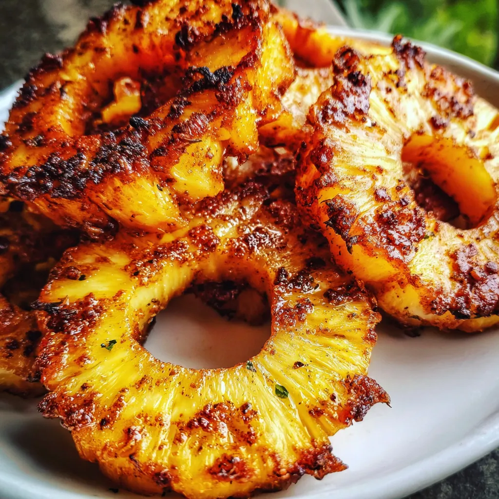 Air Fryer Roasted Pineapple