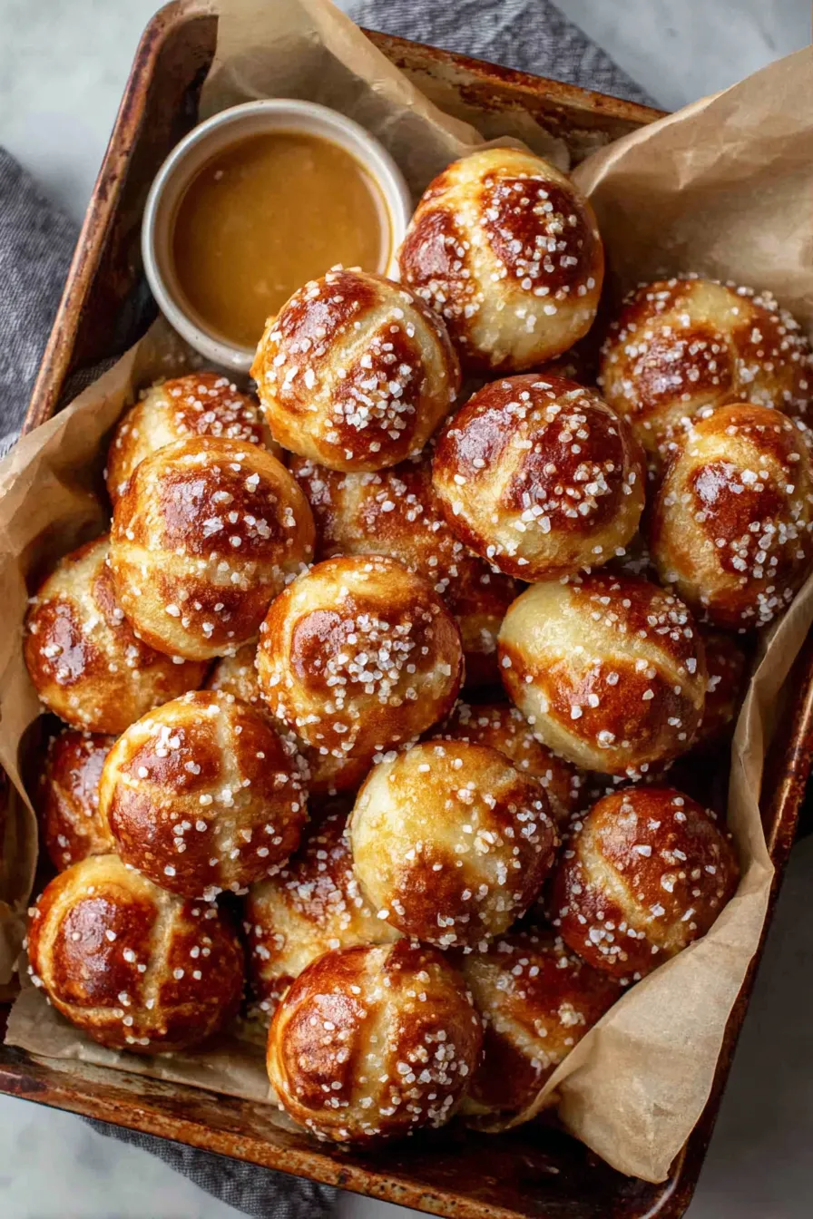 Rolled biscuit dough and baking soda bath