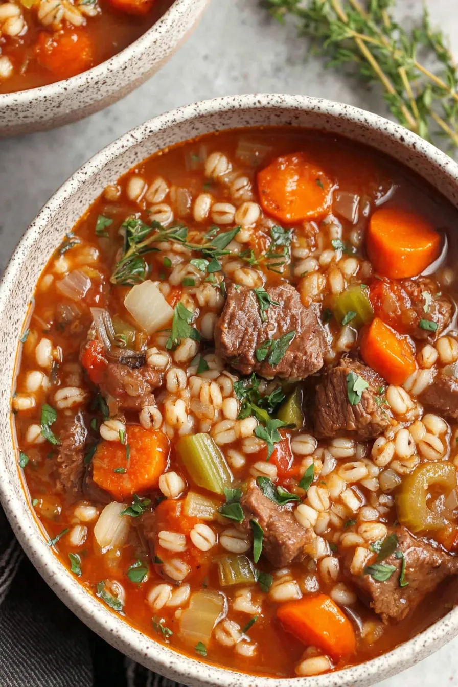 Close-up of soup in pot