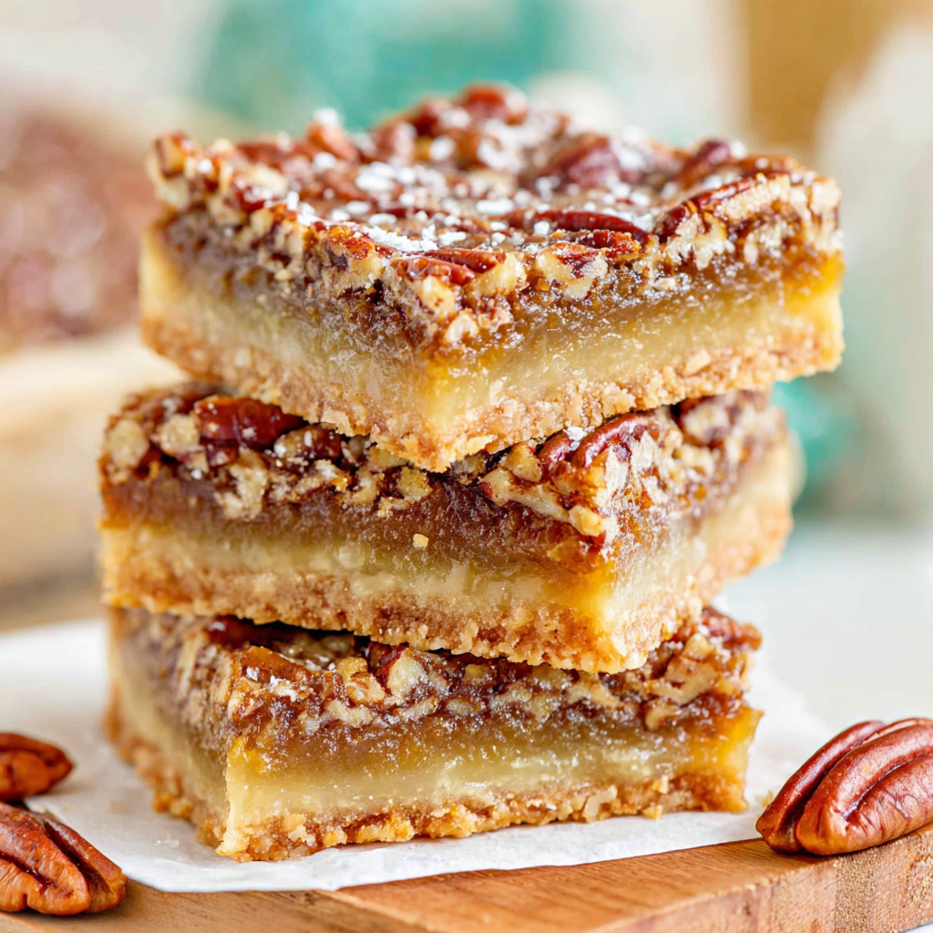 Buttery Pecan Pie Bars