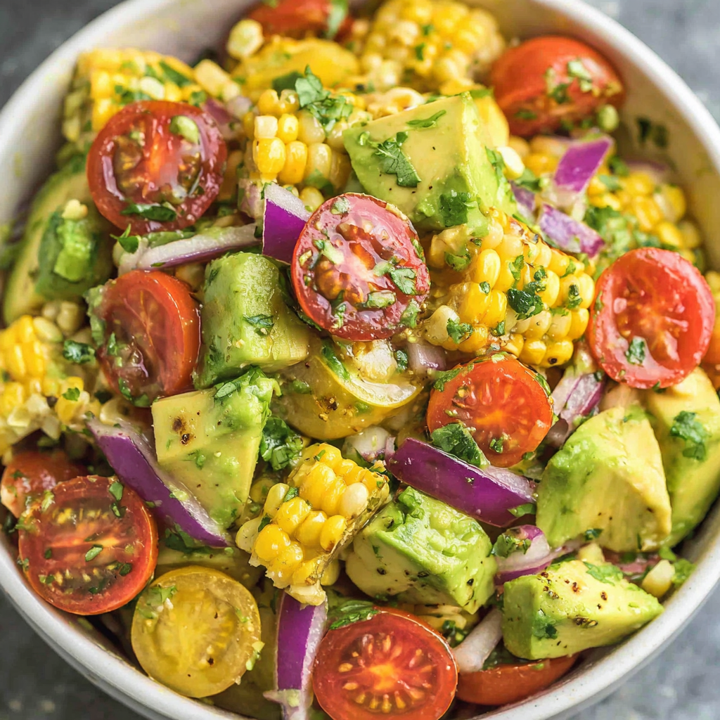 Zesty Avocado Corn Salad