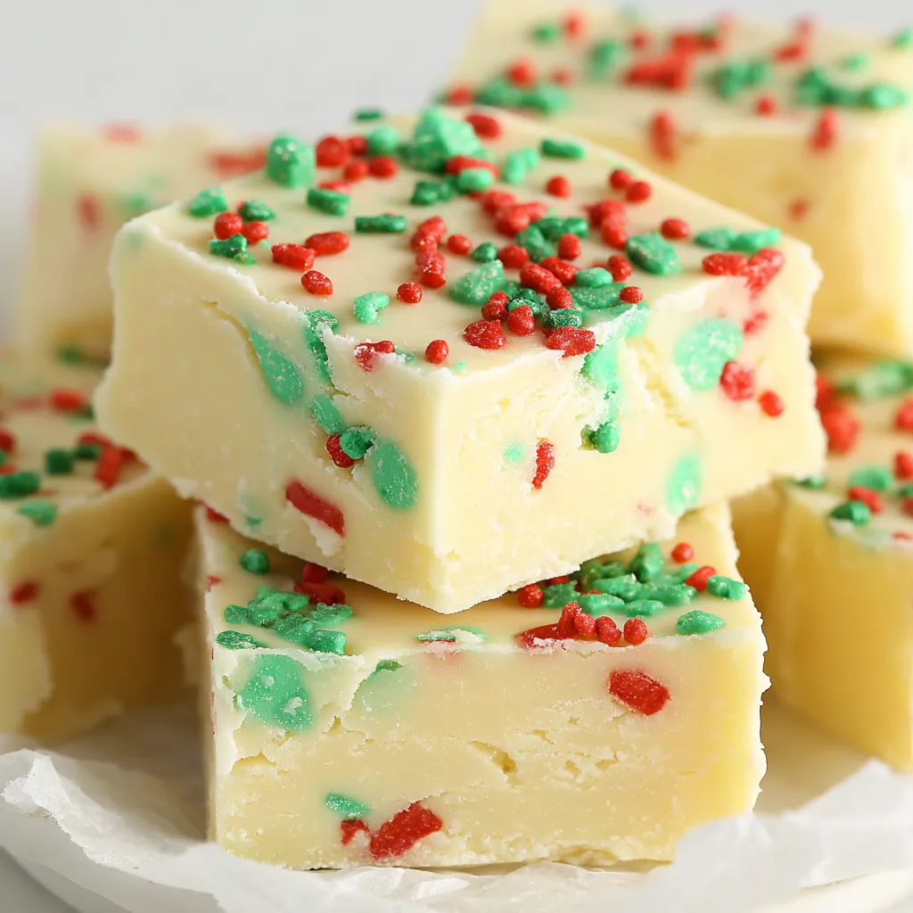 Christmas Sugar Cookie Fudge