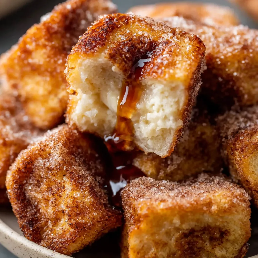 Cinnamon Roll French Toast Bites