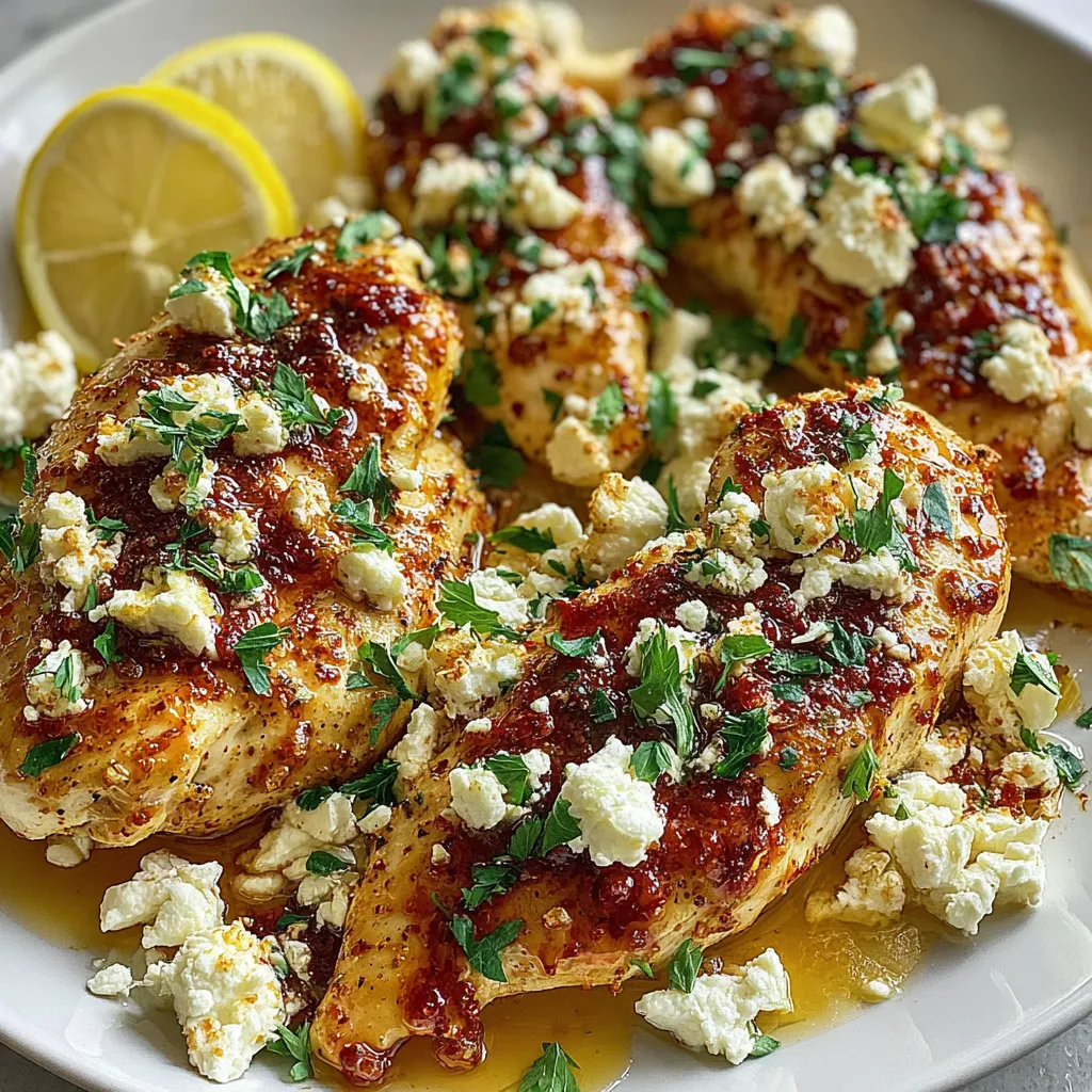 Hot Honey Feta Chicken