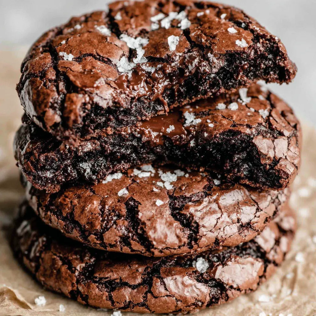 Fudgy Chewy Browkies (Brookies)