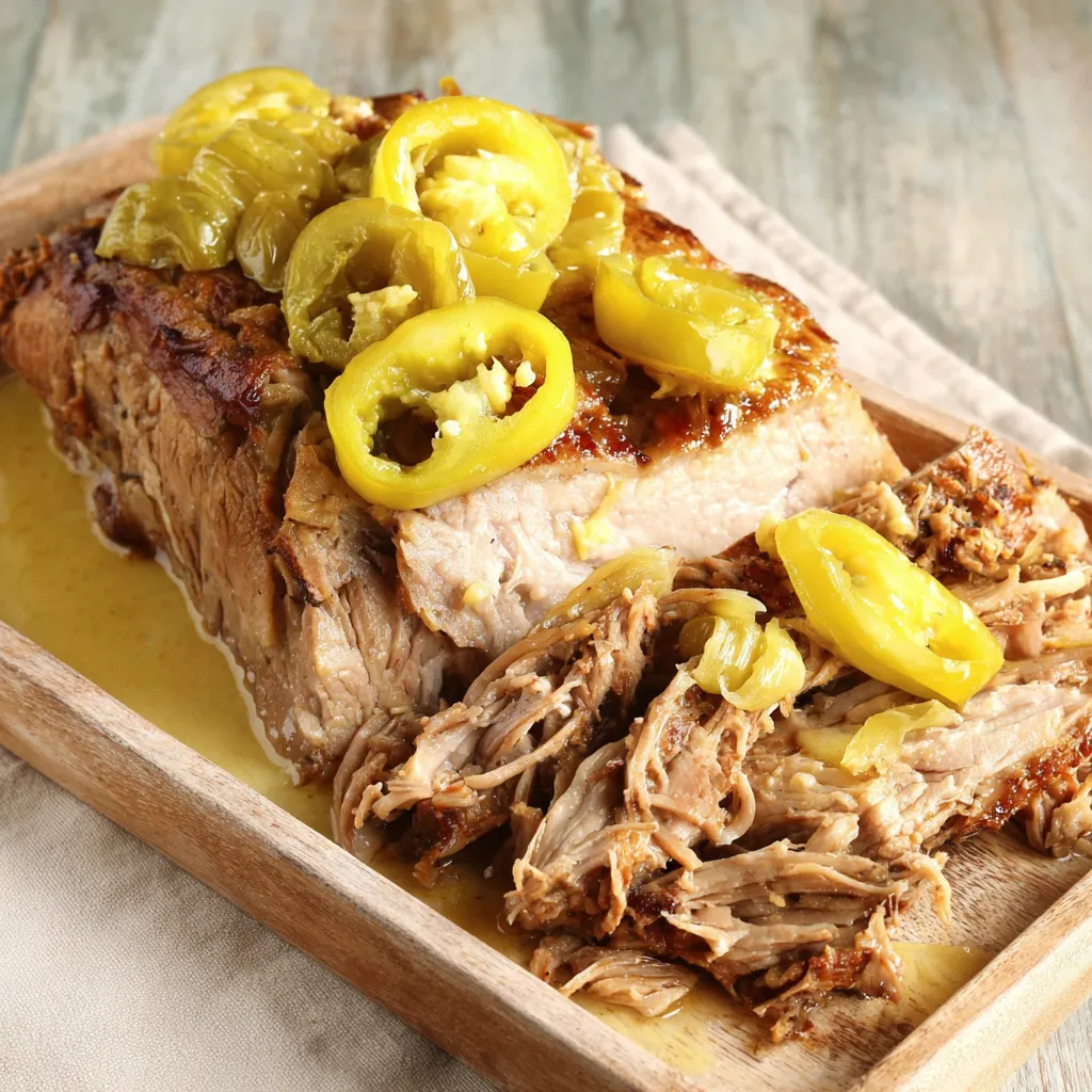 Slow Cooker Mississippi Pork Roast