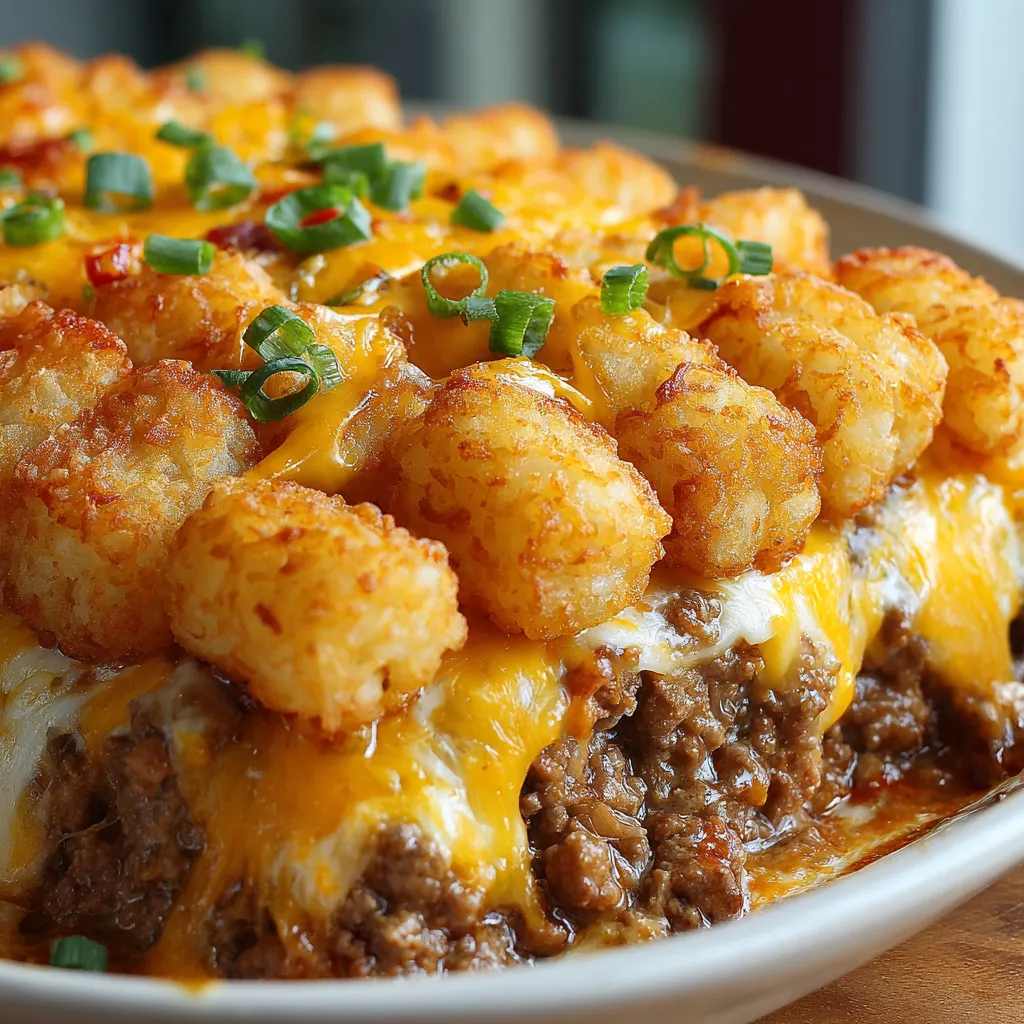 Cheesy Tater Tot Casserole