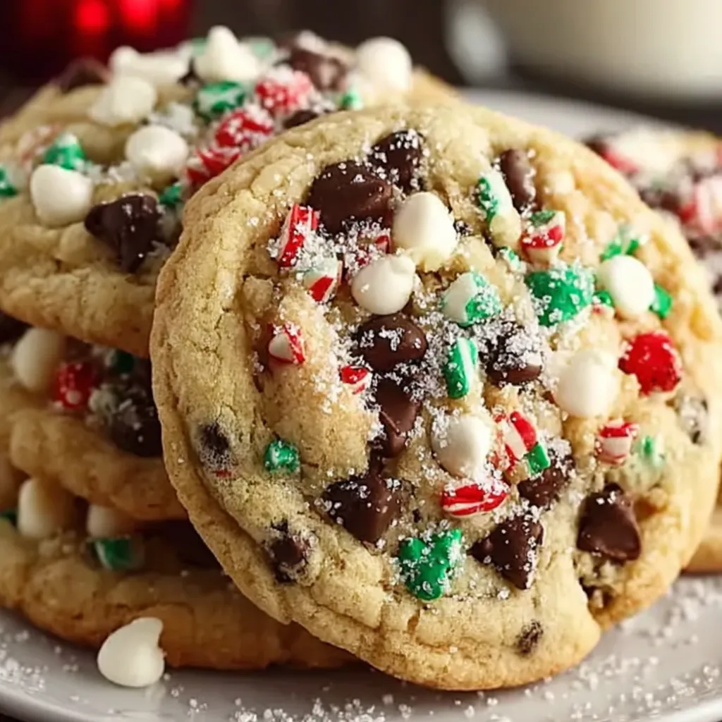 Winter Wonderland Chocolate Chip Christmas Cookies