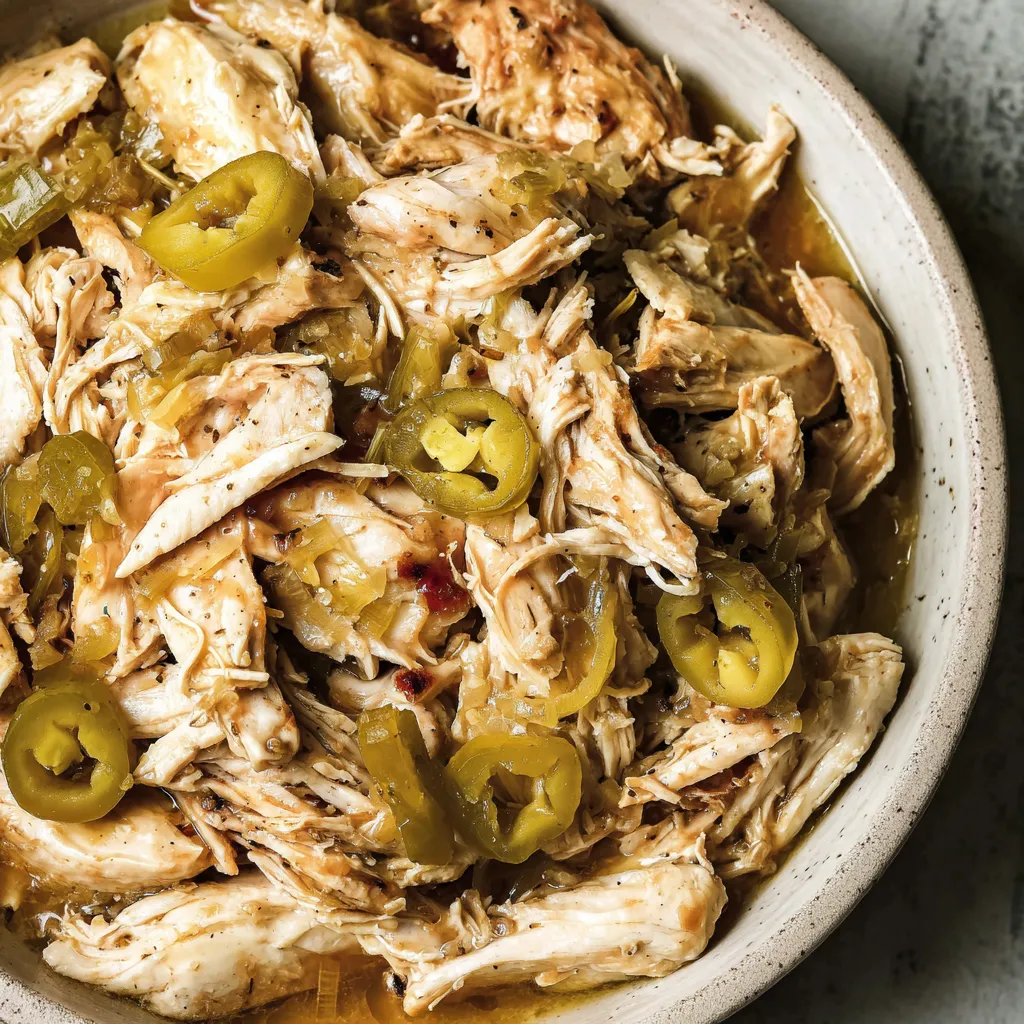 Slow Cooker Mississippi Chicken